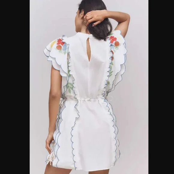 floral embroidered mini dress Summer Fruit Dress main image 1